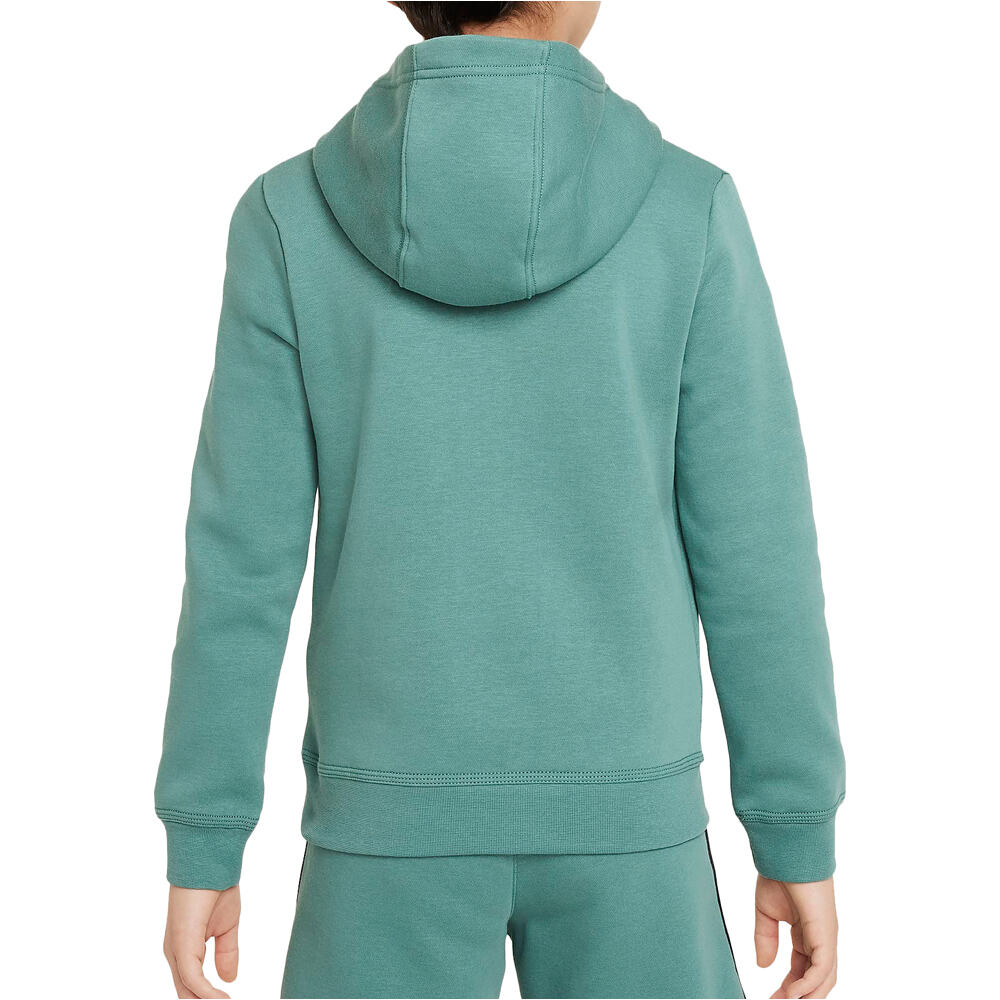 Nike sudadera niño B NSW N AIR PO HOODY FLC BB vista trasera