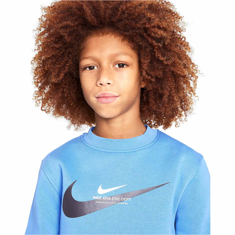 Nike sudadera niño B NSW SI FLC CREW BB vista detalle