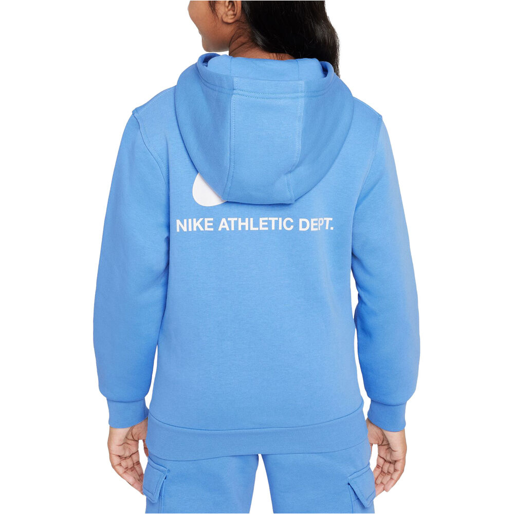 Nike sudadera niño B NSW SI FLC PO HOODIE BB vista trasera