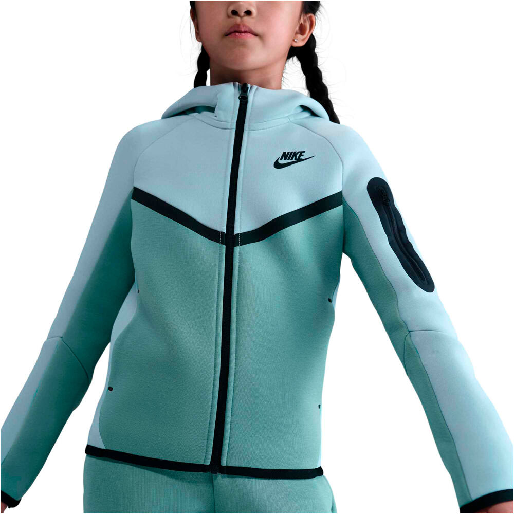 Nike sudadera niño B NSW TCH FLC FZ - PD vista detalle