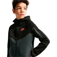 Nike sudadera niño B NSW TCH FLC FZ - PD vista detalle