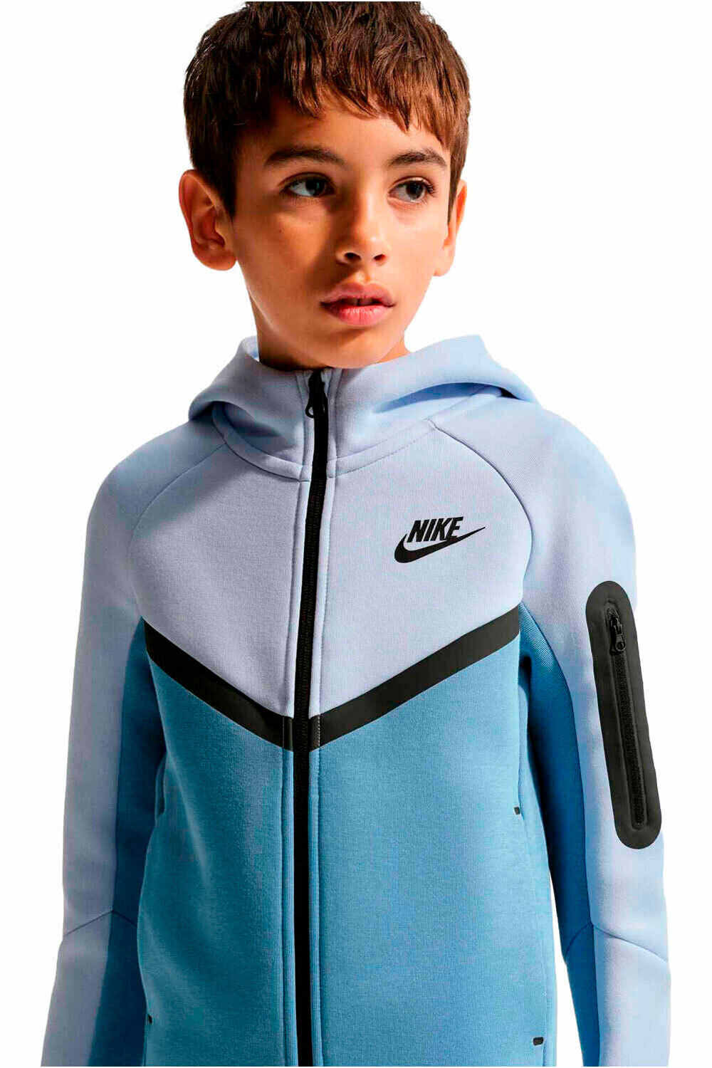 Nike sudadera niño B NSW TCH FLC FZ - PD vista detalle