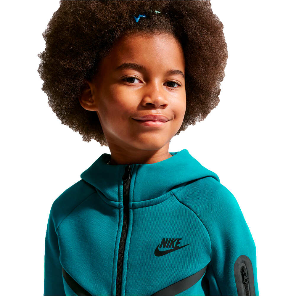 Nike sudadera niño B NSW TCH FLC FZ - PD vista detalle