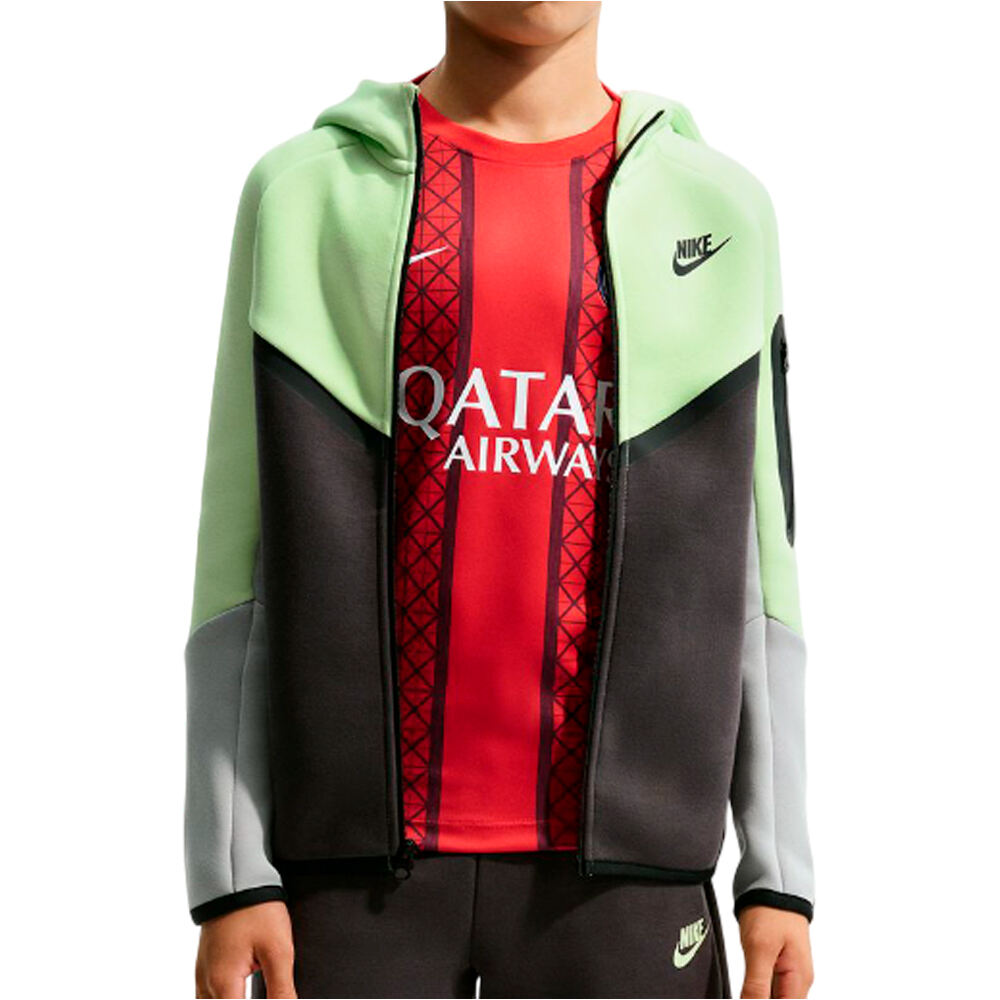 Nike sudadera niño B NSW TCH FLC FZ - PD vista frontal