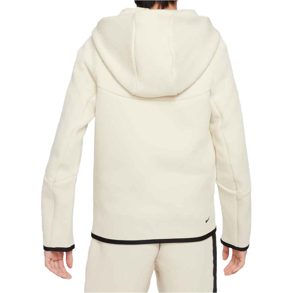 Nike sudadera niño B NSW TCH FLC FZ - PD vista trasera