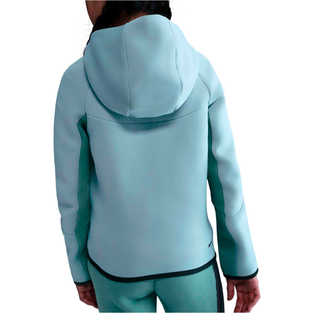 Nike sudadera niño B NSW TCH FLC FZ - PD vista trasera