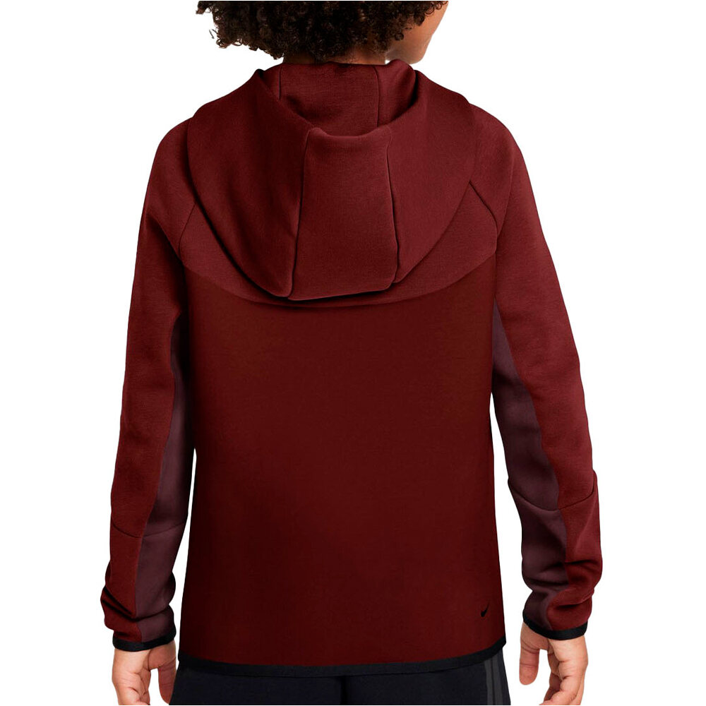 Nike sudadera niño B NSW TCH FLC FZ - PD vista trasera