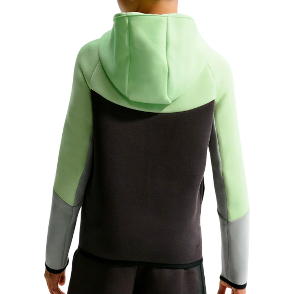 Nike sudadera niño B NSW TCH FLC FZ - PD vista trasera