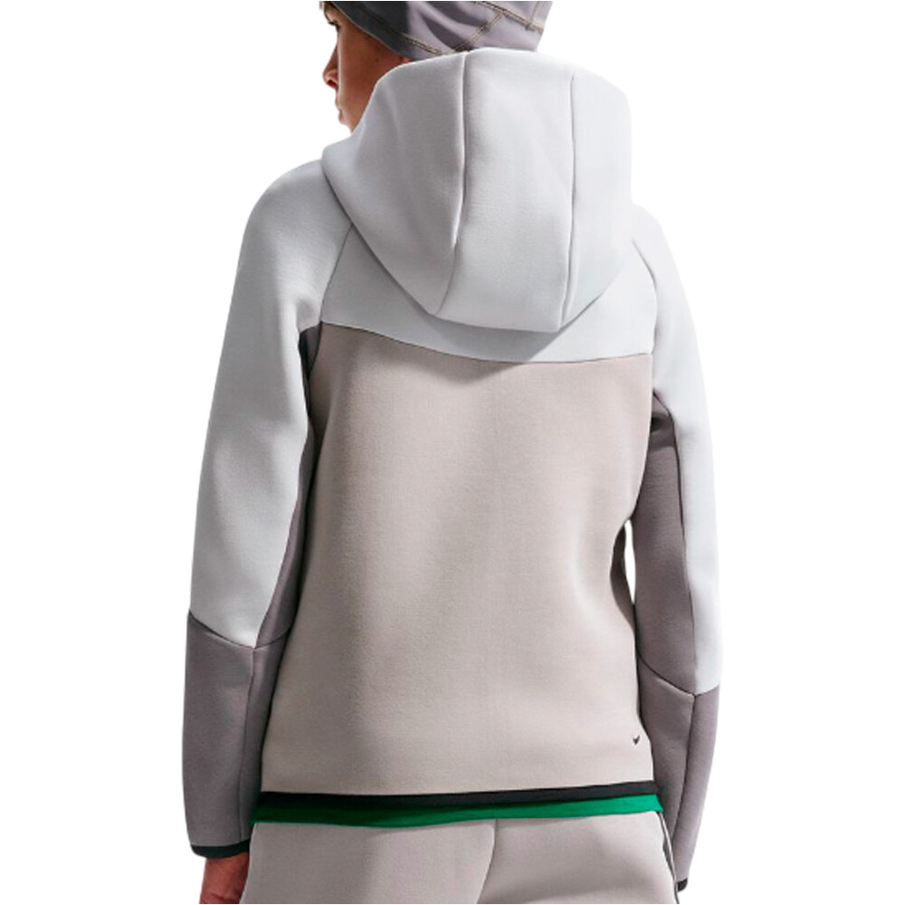 Nike sudadera niño B NSW TCH FLC FZ - PD vista trasera
