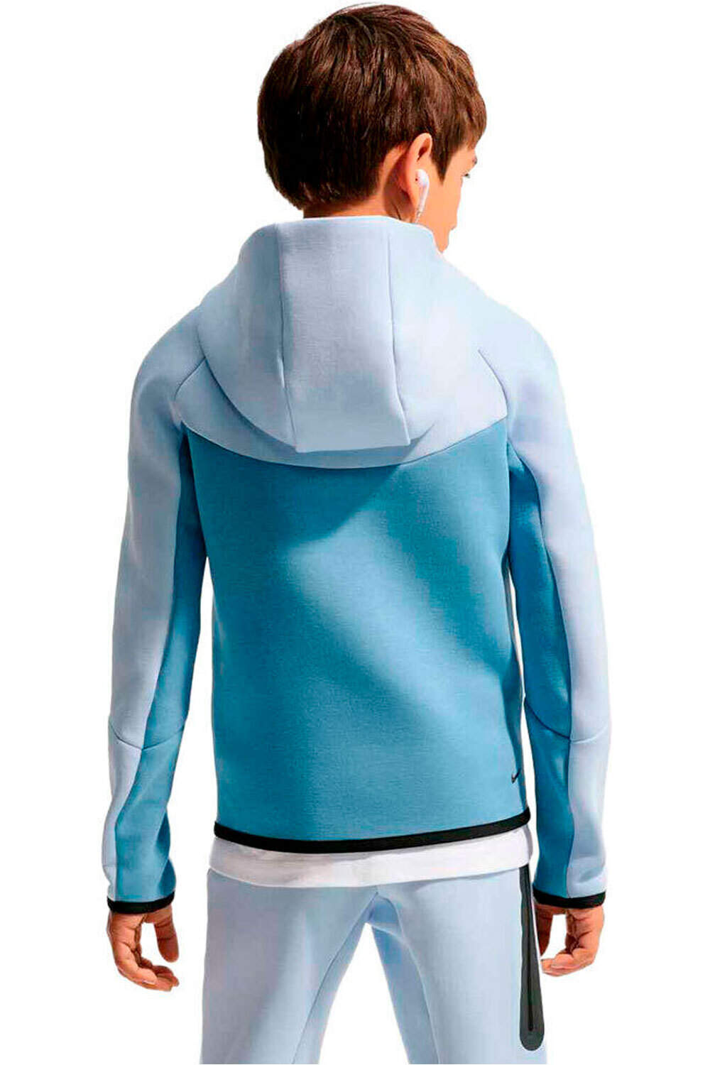 Nike sudadera niño B NSW TCH FLC FZ - PD vista trasera