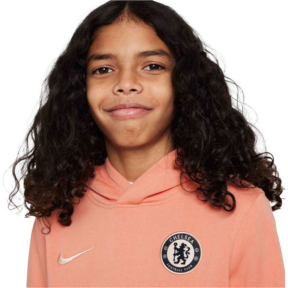 Nike sudadera niño CHELSEA 25 B NSW CLUB PO HOODIE SE vista detalle