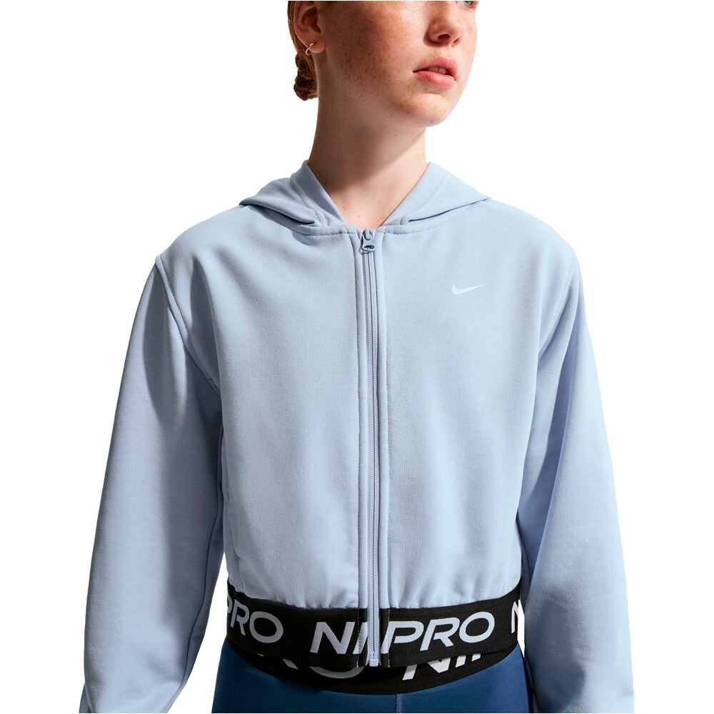 Nike sudadera niño G NP DF FZ FLC HDY vista detalle