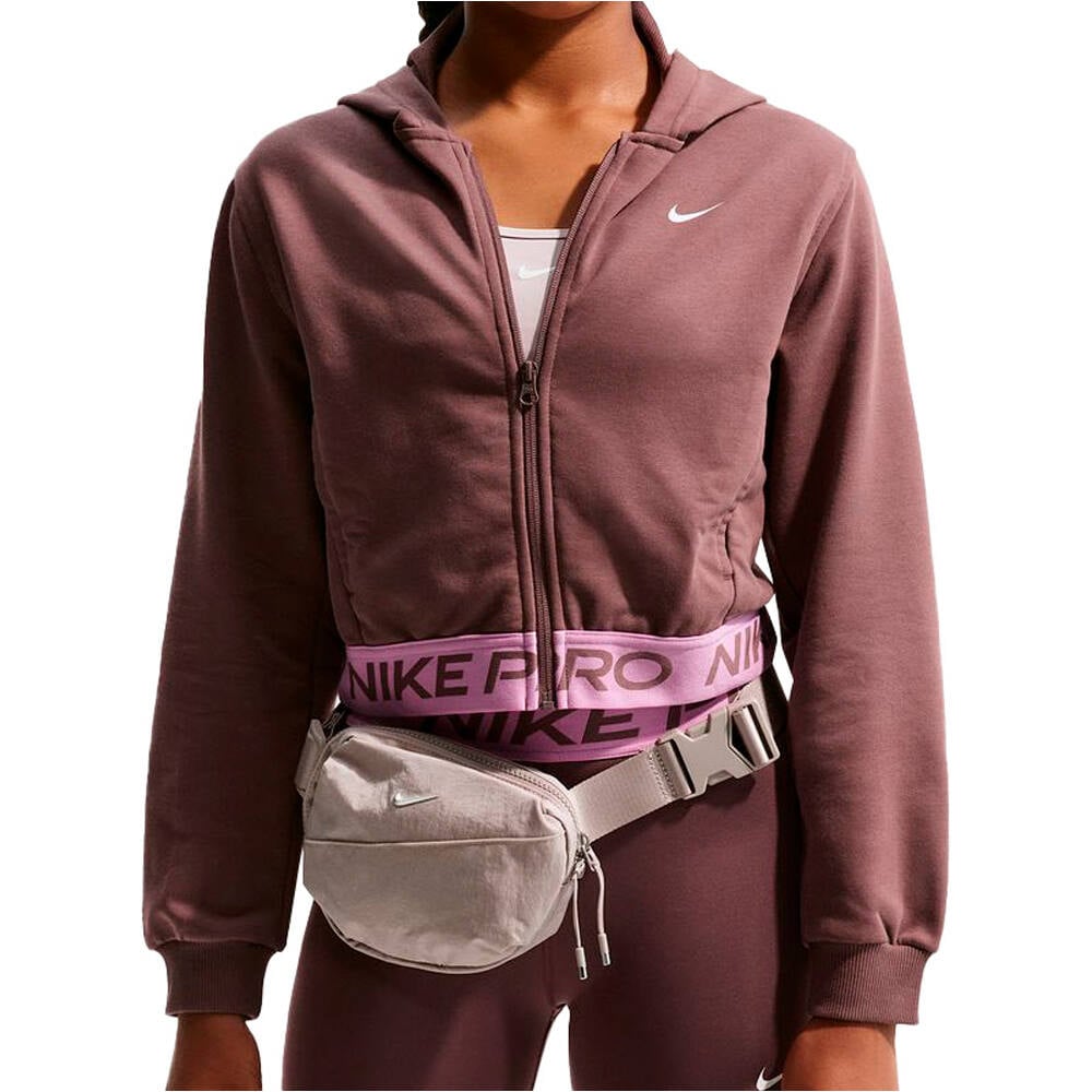 Nike sudadera niño G NP DF FZ FLC HDY vista frontal