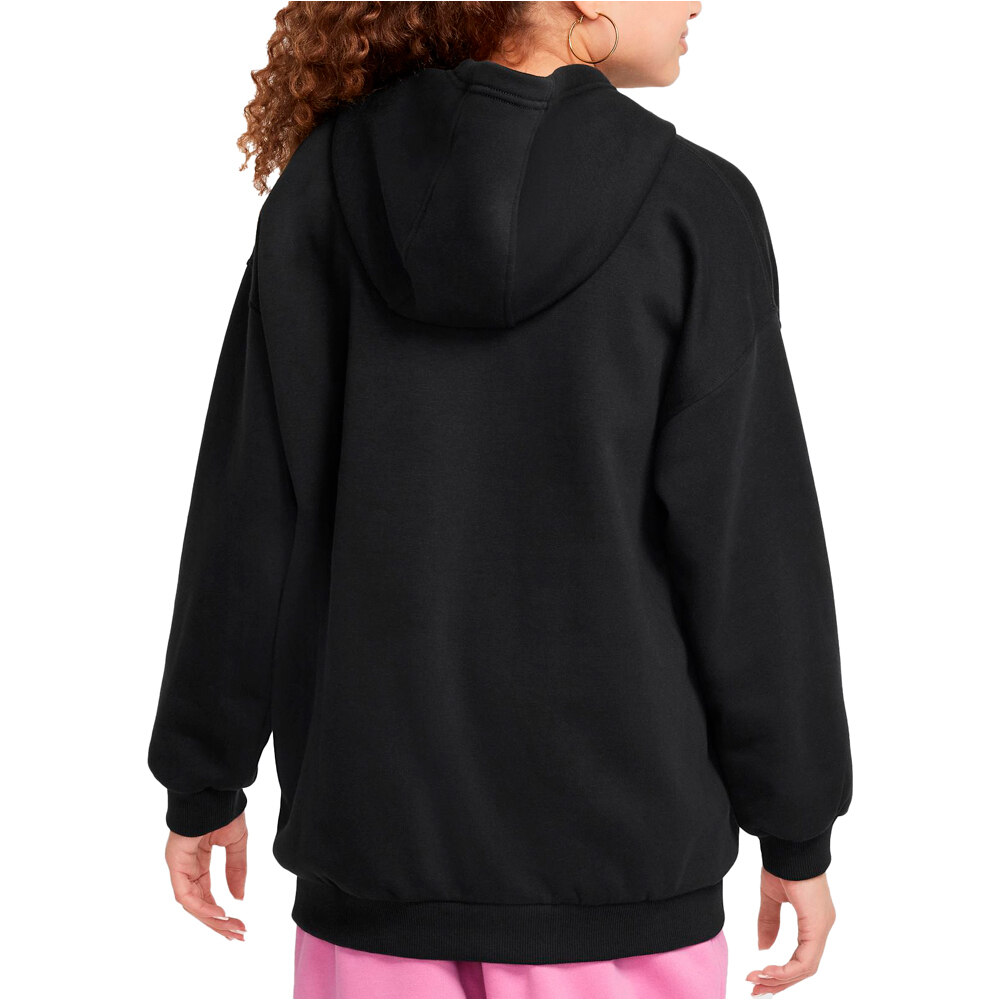 Nike sudadera niño G NSW CLUB FLC OVRSZD PO HDY vista trasera