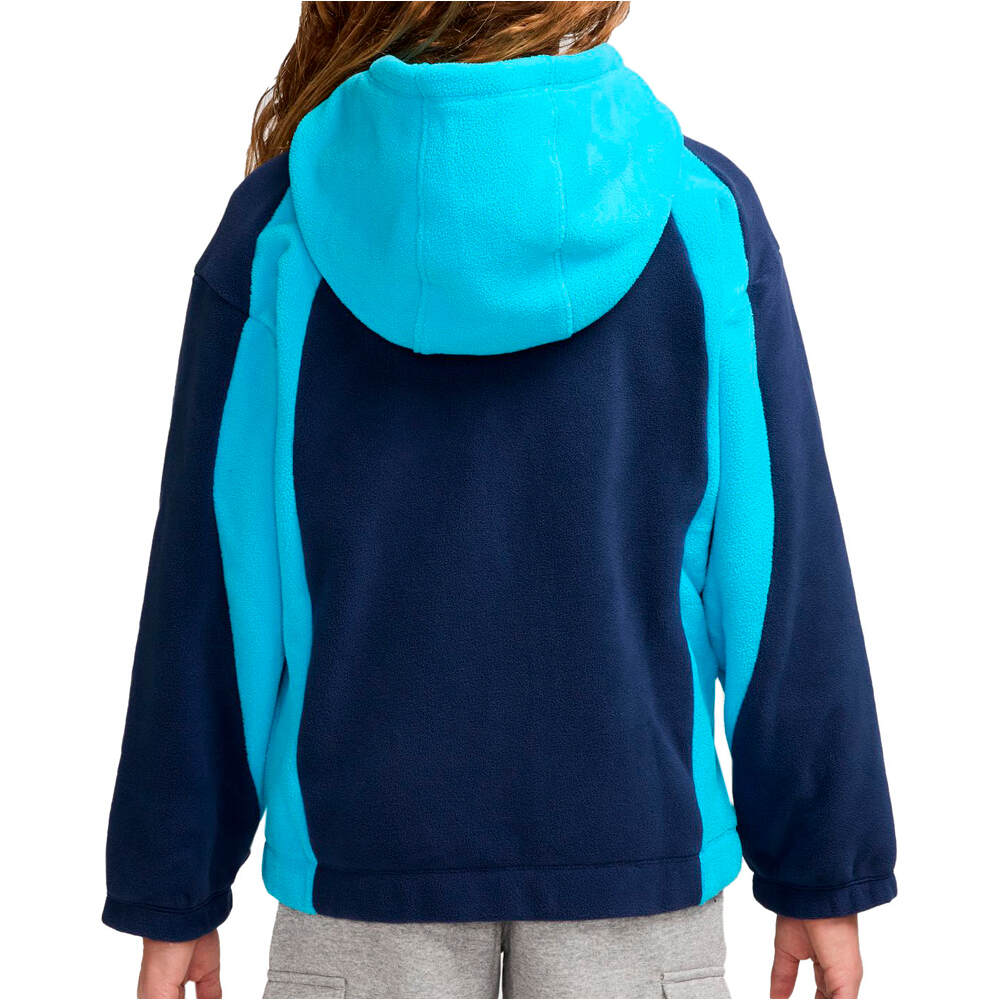 Nike sudadera niño K CLUB WINTER FLC FZ HDY vista trasera