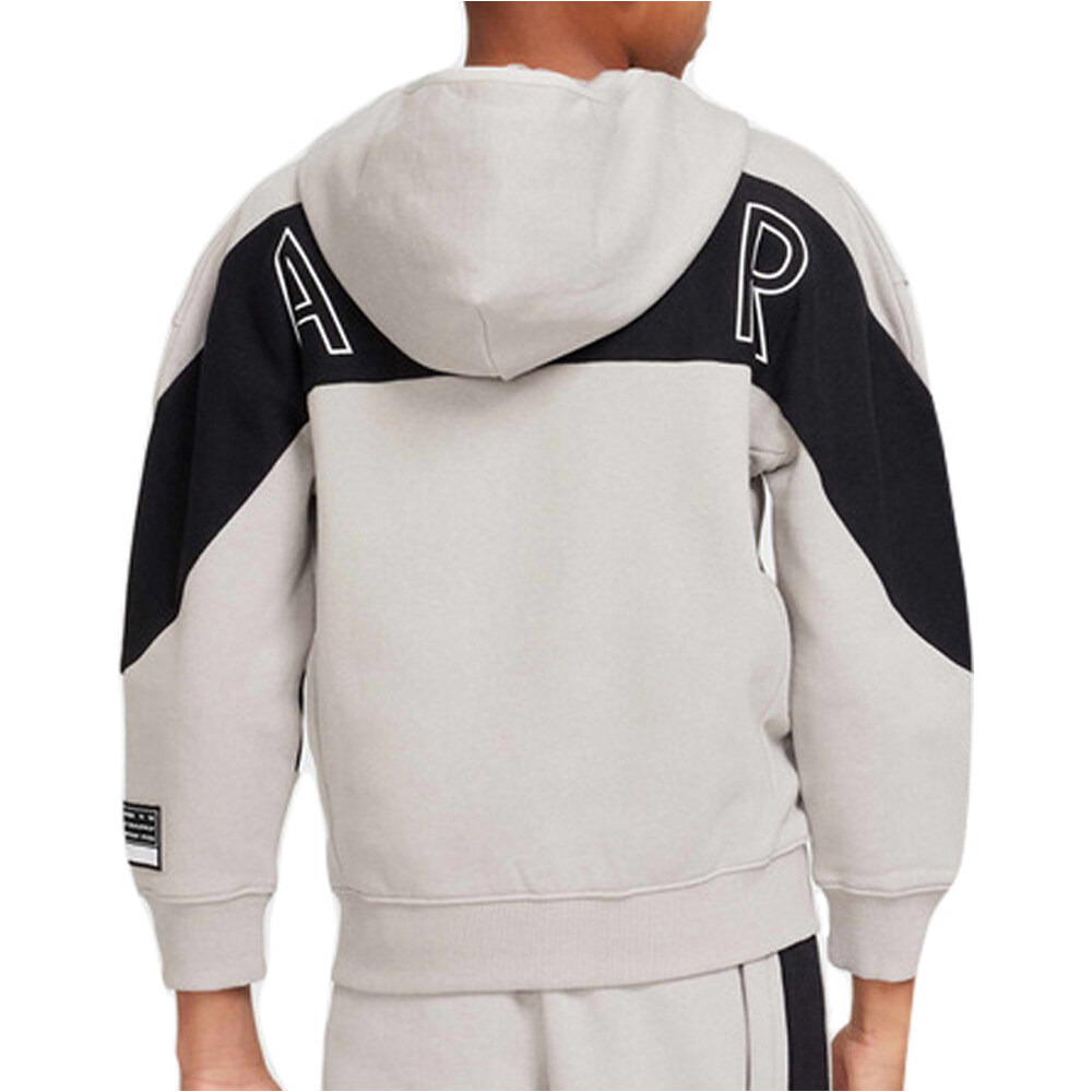 Nike sudadera niño K NIKE AIR FLC HD FZ - PD vista trasera