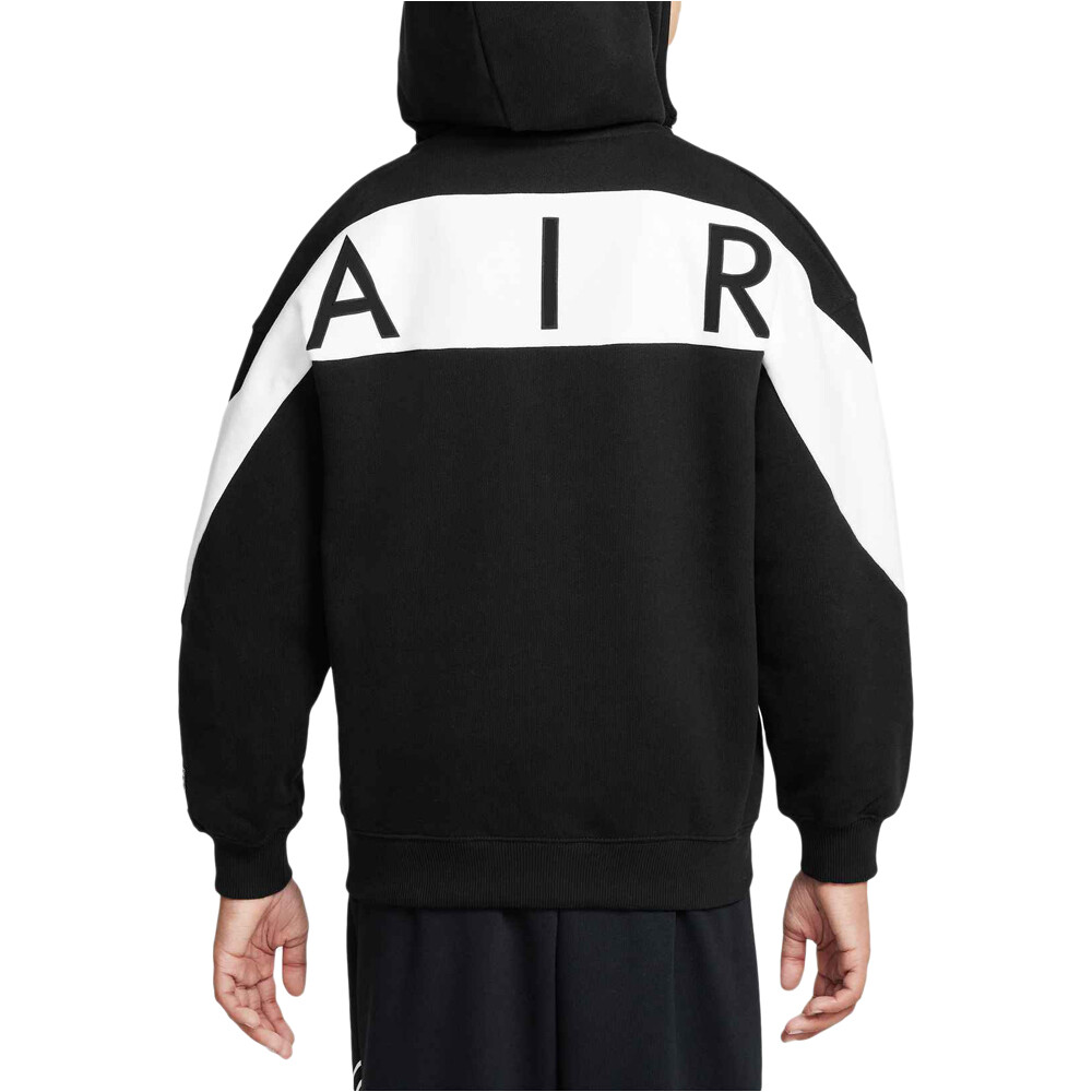 Nike sudadera niño K NIKE AIR FLC HD FZ - PD vista trasera