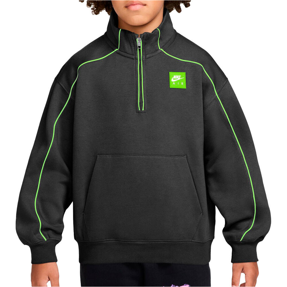 Nike sudadera niño K NIKE AIR QTR ZIP -PD vista frontal