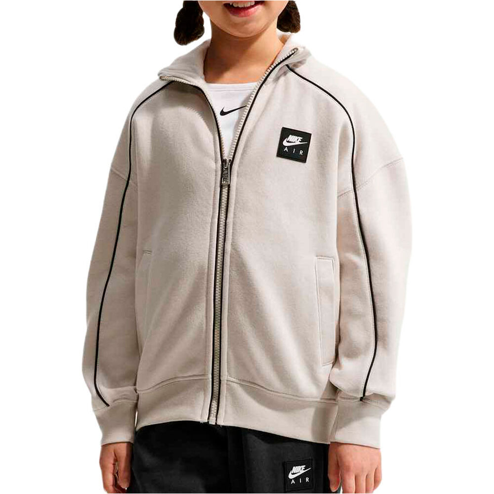 Nike sudadera niño K NK AIR FLC TRK JKT vista frontal