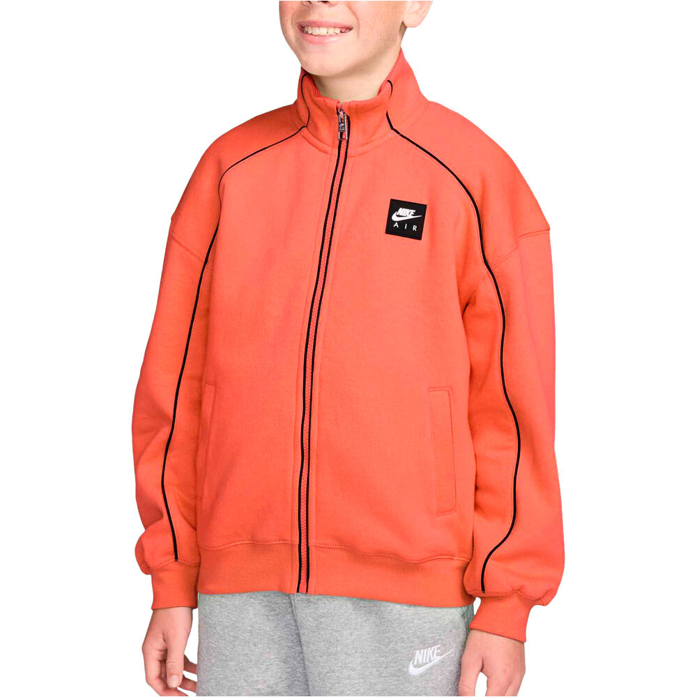 Nike sudadera niño K NK AIR FLC TRK JKT vista frontal