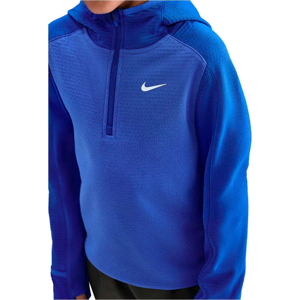 Nike sudadera niño K NK TF LS HZ TOP WARM vista detalle