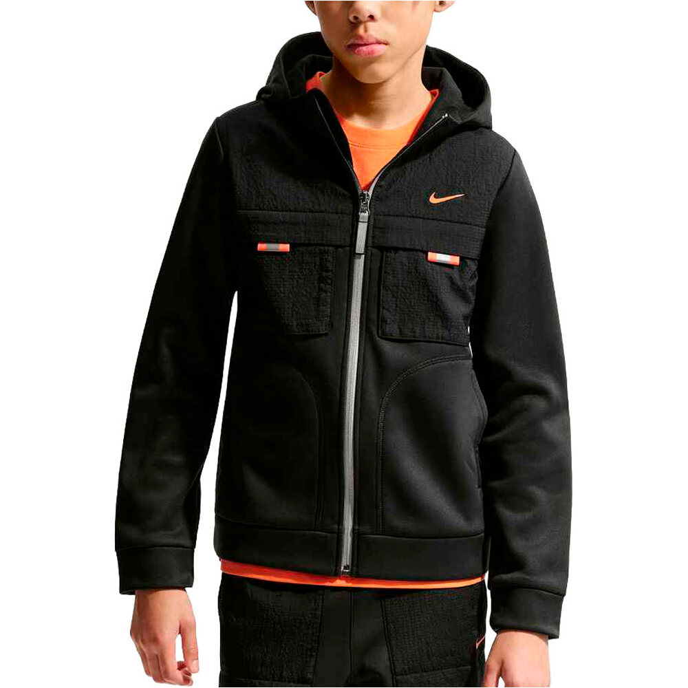 Nike sudadera niño K NSW CITY UTILITY FZ HDY MM vista frontal