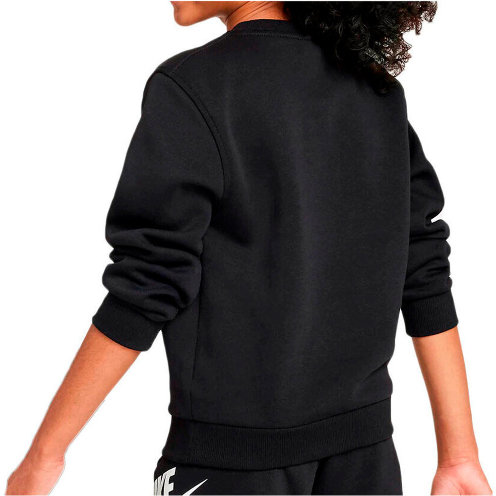 Nike sudadera niño K NSW CLUB FLC CREW LS LBR vista trasera