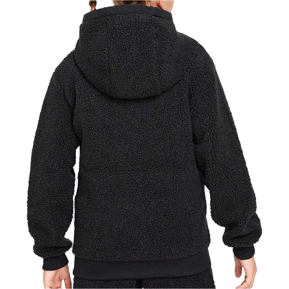Nike sudadera niño K NSW CLUB FLC FZ WINTERIZED vista trasera