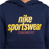 Nike sudadera niño K NSW CLUB FLC HDY FMLY -PD vista detalle