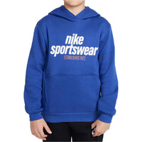 Nike sudadera niño K NSW CLUB FLC HDY FMLY -PD vista frontal