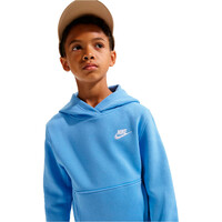 Nike sudadera niño K NSW CLUB FLC HDY LBR vista detalle