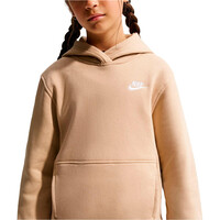 Nike sudadera niño K NSW CLUB FLC HDY LBR vista detalle