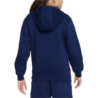 Nike sudadera niño K NSW CLUB FLC HDY LBR vista trasera