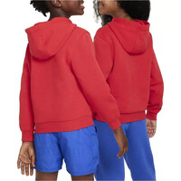 Nike sudadera niño K NSW CLUB FLC HDY LBR vista trasera