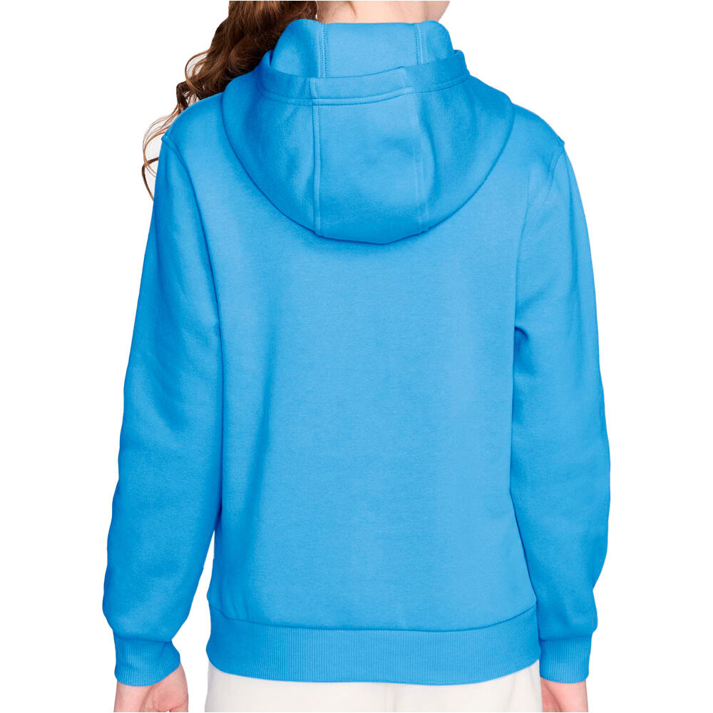 Nike sudadera niño K NSW CLUB FLC HDY LBR vista trasera
