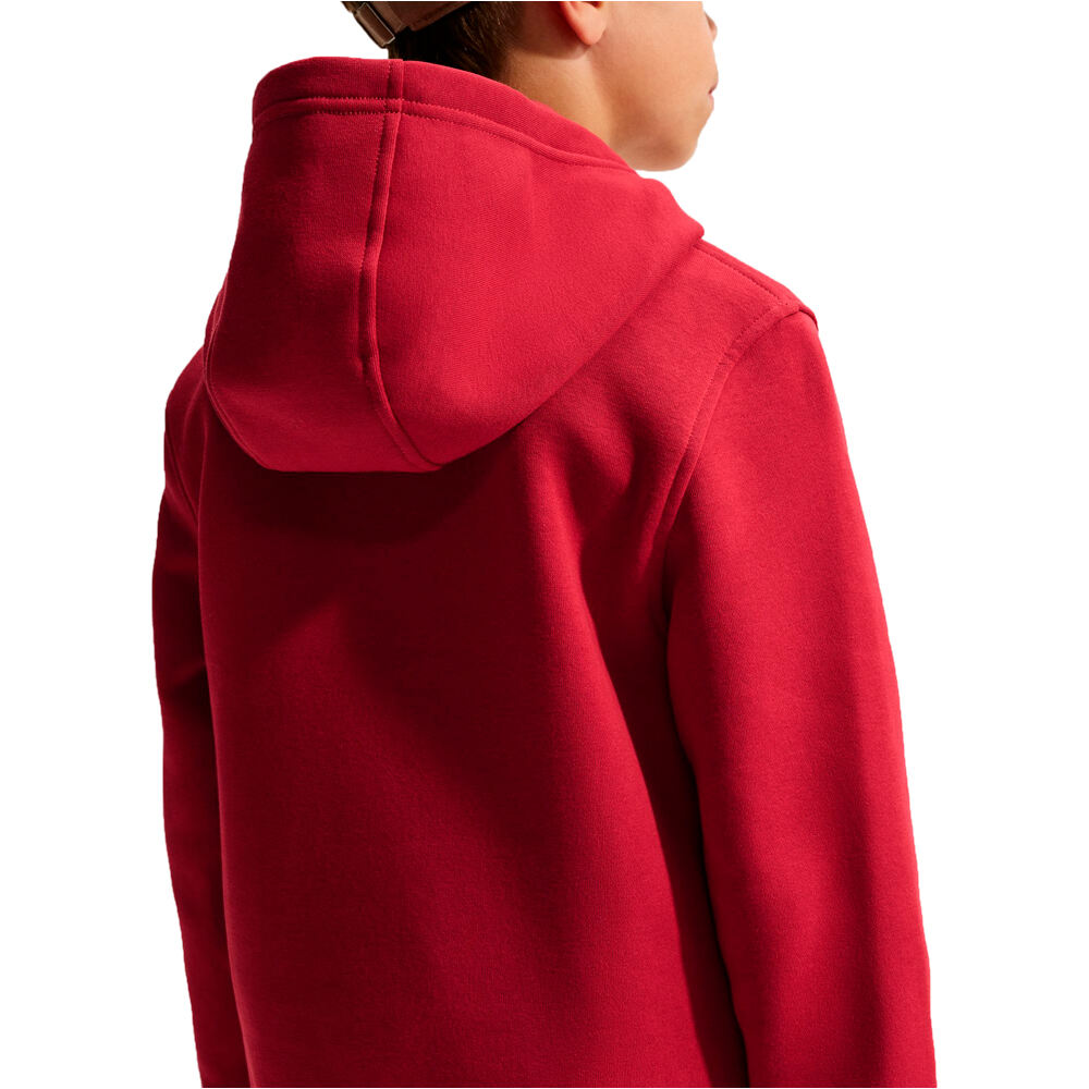 Nike sudadera niño K NSW CLUB FLC HDY LBR vista trasera