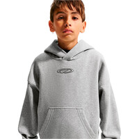 Nike sudadera niño K NSW CLUB FLC OS HDY CS vista detalle
