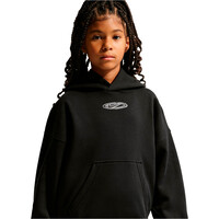 Nike sudadera niño K NSW CLUB FLC OS HDY CS vista detalle