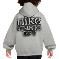 Nike sudadera niño K NSW CLUB FLC OS HDY CS vista trasera