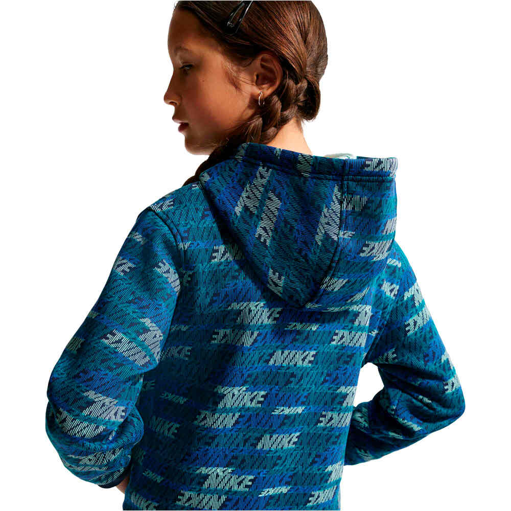 Nike sudadera niño K NSW CLUB FLC PO HDY AOP 04