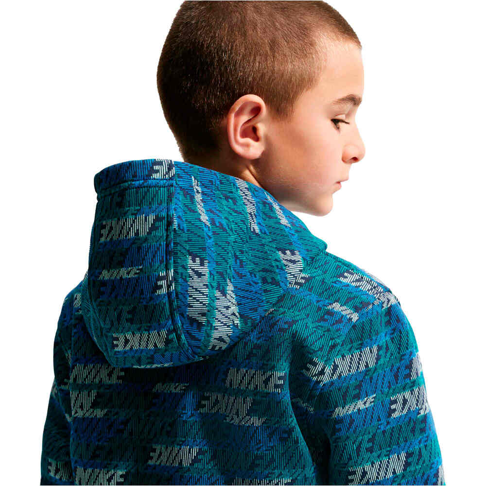 Nike sudadera niño K NSW CLUB FLC PO HDY AOP 05