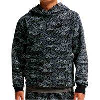 Nike sudadera niño K NSW CLUB FLC PO HDY AOP vista frontal