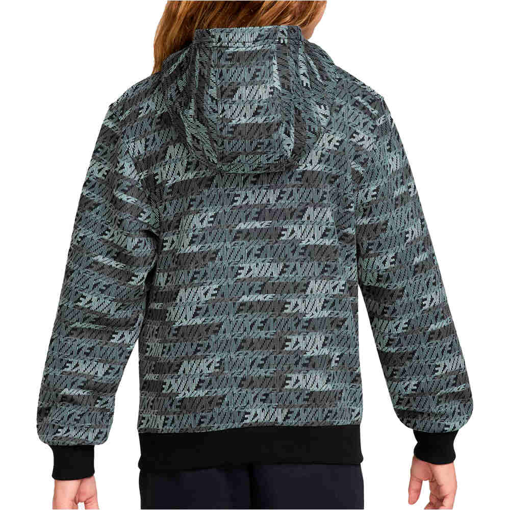 Nike sudadera niño K NSW CLUB FLC PO HDY AOP vista trasera