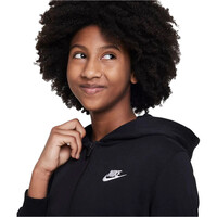 Nike sudadera niño K NSW CLUB FT HD FZ LS LBR vista detalle