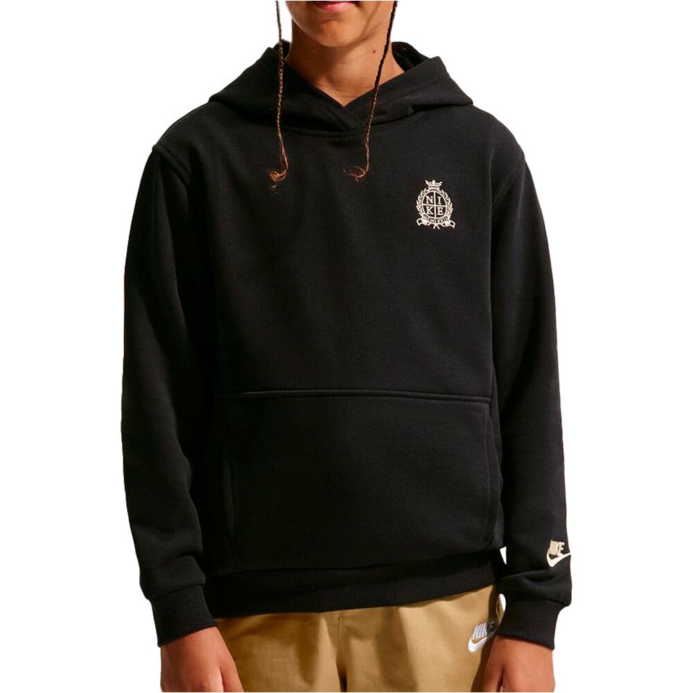 Nike sudadera niño K NSW CLUB FT HDY RULES vista frontal