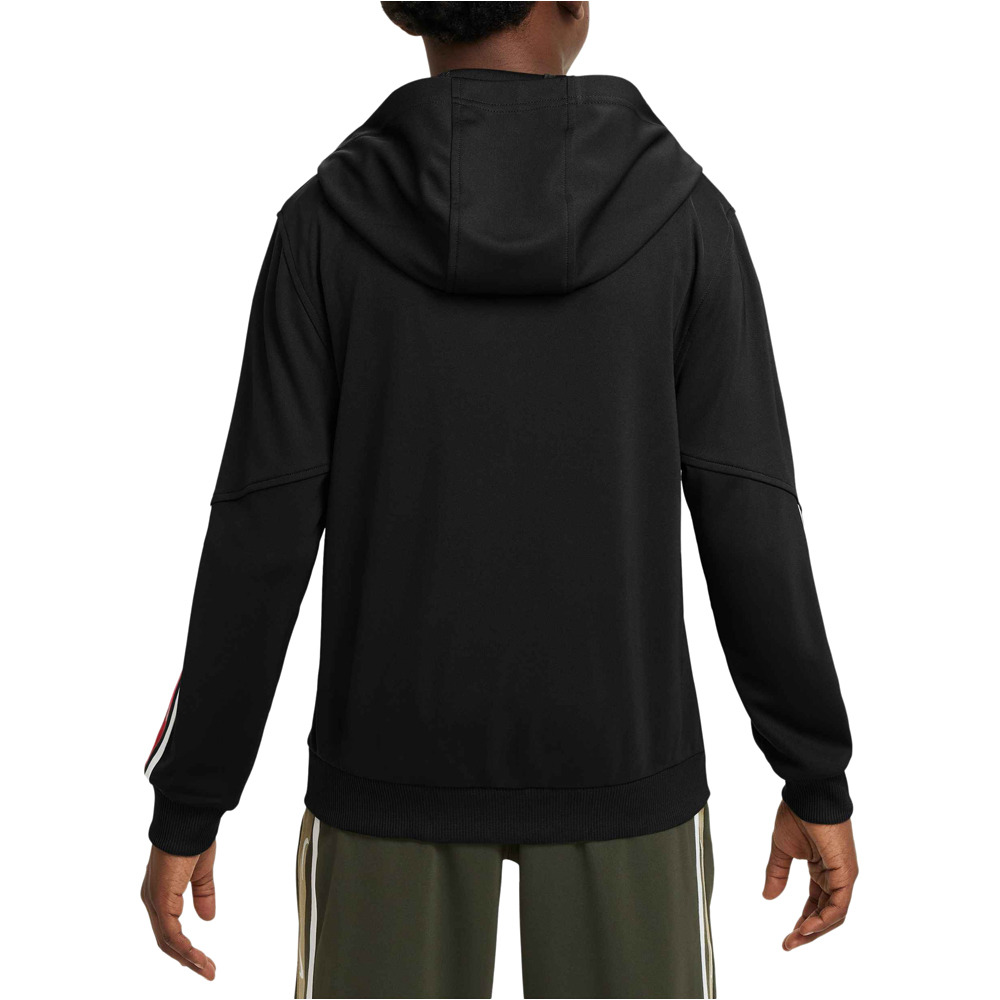 Nike sudadera niño K NSW CLUB+ POLY FZ HOODIE vista trasera