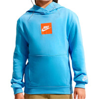 Nike sudadera niño K NSW LS FT TOP CLUB FAM vista frontal