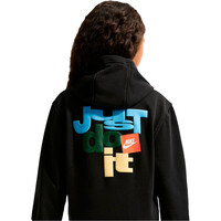 Nike sudadera niño K NSW LS FT TOP CLUB FAM vista trasera