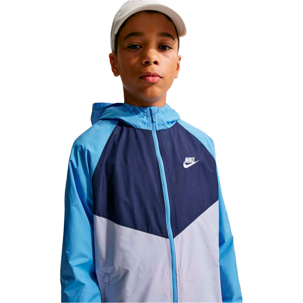 Nike sudadera niño K NSW RPL WR HD JKT vista detalle