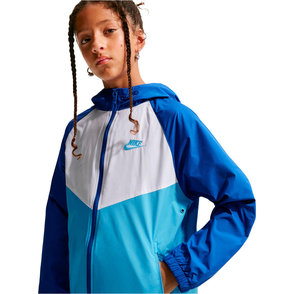 Nike sudadera niño K NSW RPL WR HD JKT vista detalle